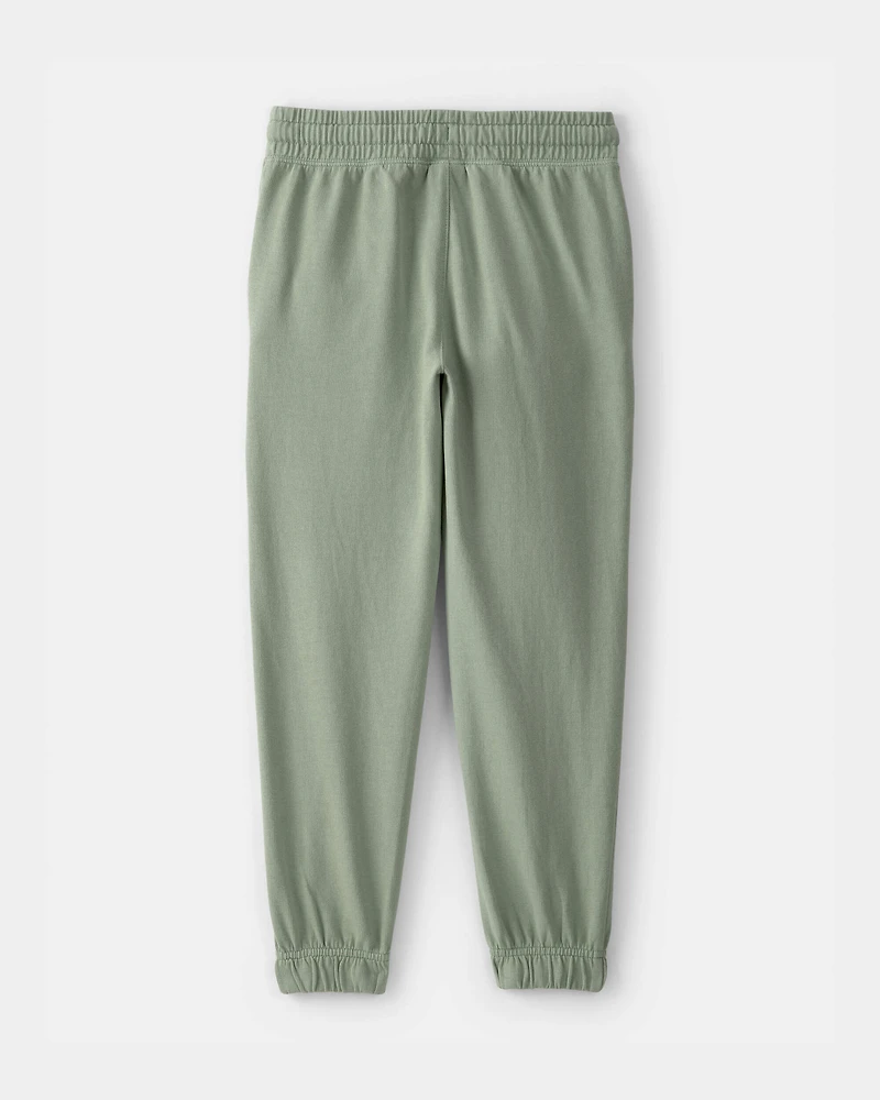 Boys French Terry Joggers - Green