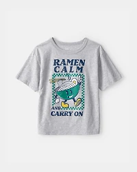 Boys Ramen Graphic Tee - Grey