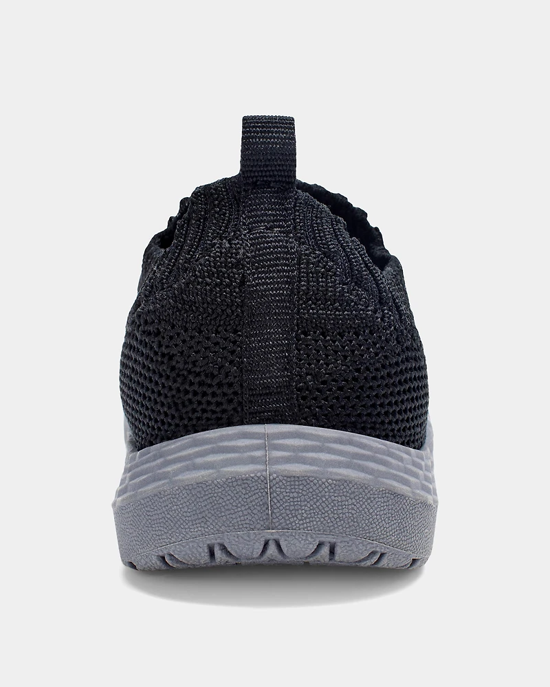 Toddler Boy Pull-On Athletic Sneakers - Black