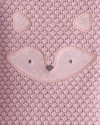 Baby Girl Fox Cotton Long-Sleeve Tee & Pant Set - Pink