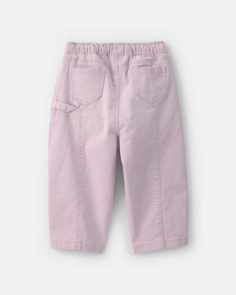 Toddler Girl Barrel Pants - Purple