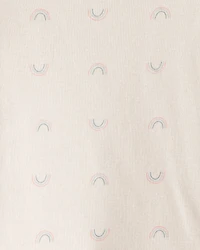 Baby Girl 4-Pack Unicorn, Heart, Star Print Long-Sleeve Multipack Bodysuits - Multi