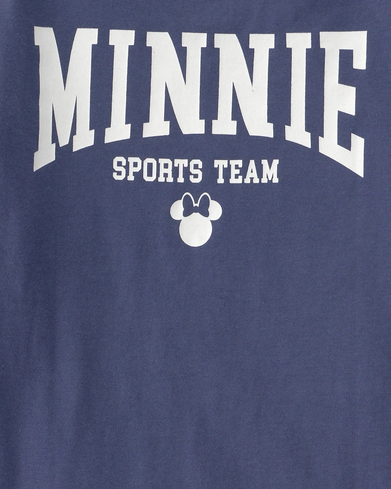 Girls Disney© Minnie Mouse Long-Sleeve Top - Navy