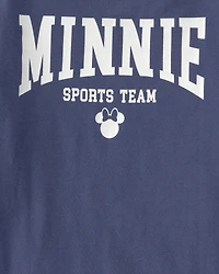 Girls Disney© Minnie Mouse Long-Sleeve Top - Navy
