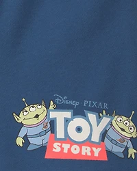 Toddler Boy Pixar© Toy Story French Terry Shorts - Navy Blue