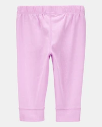 Baby Girl 4-Pack Pull-On Pants