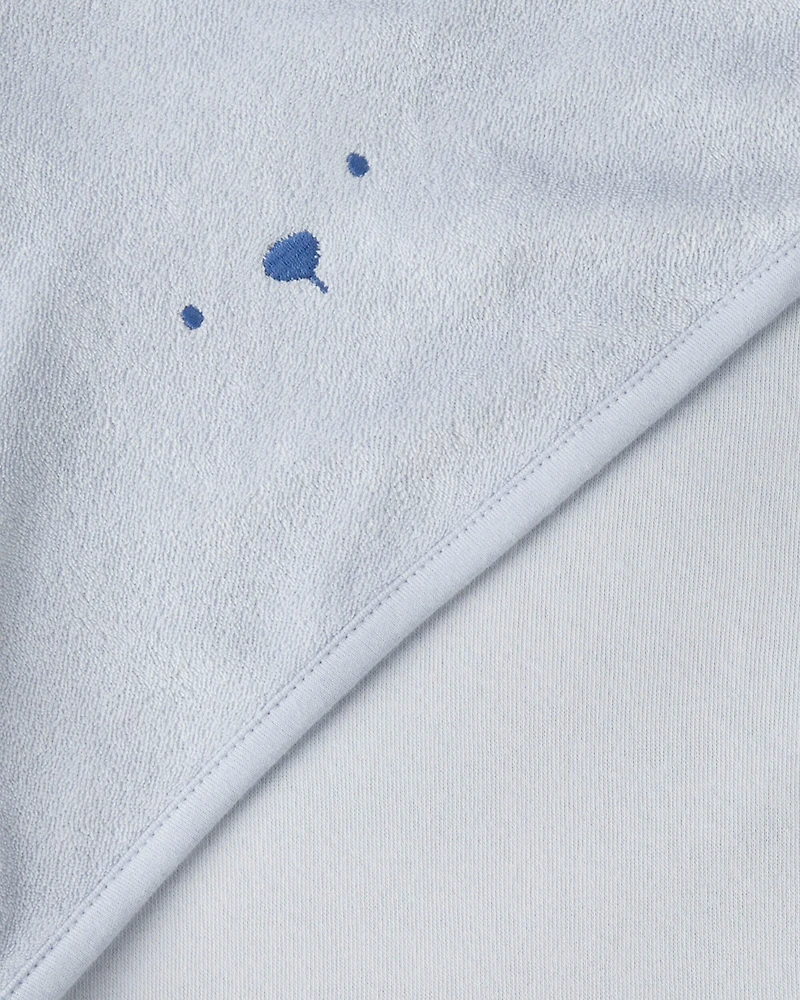 Baby 2-Pack Bear Terry Towels - Blue
