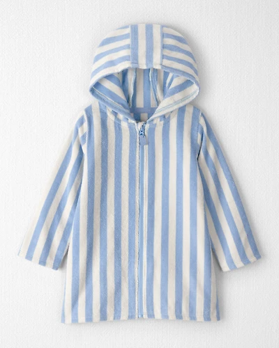 Toddler Organic Cotton Cover Up in Stripes