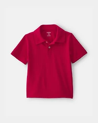 Toddler Boy -Pack Uniform Piqué Polo Shirts