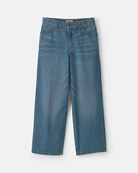 Boys Denim Baggy Jeans - Medium Wash