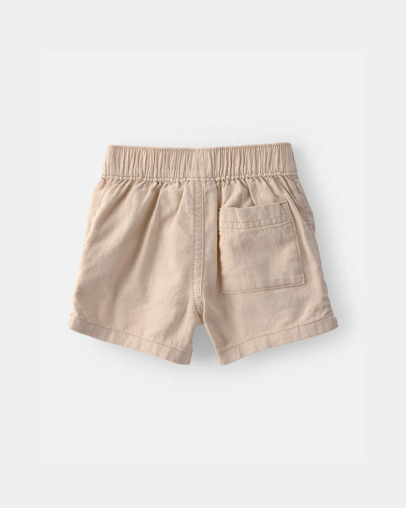 Baby Boy 2-Piece Tropical Beach Short-Sleeve Top & Pant Set