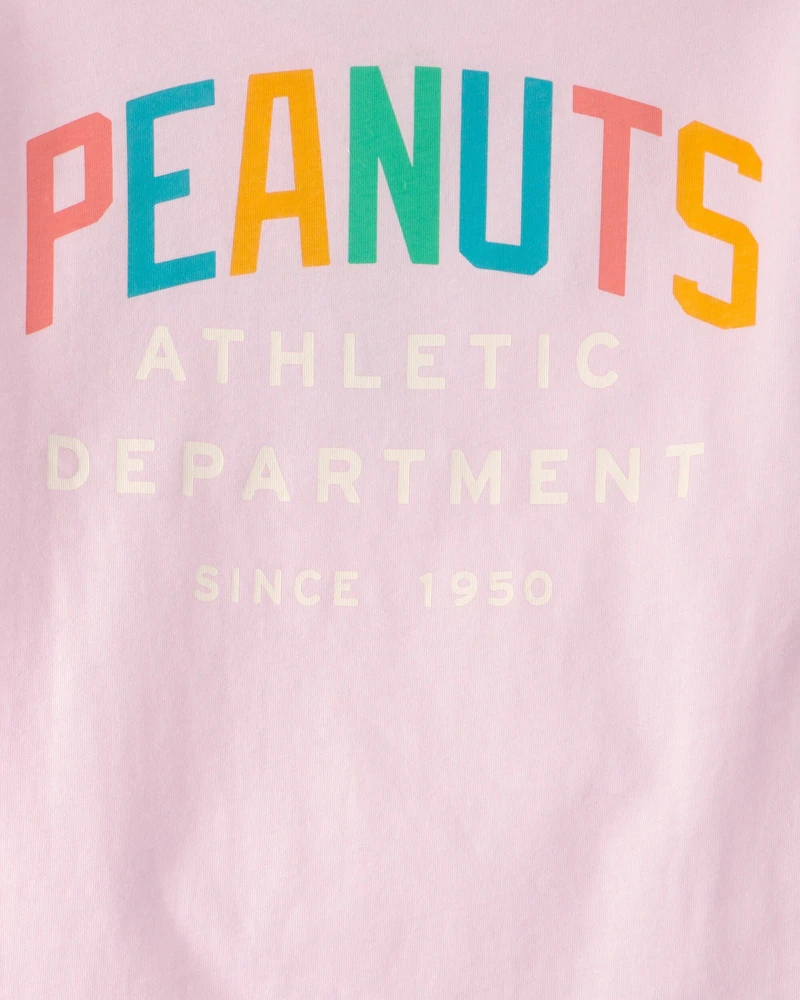 Girls Peanuts Snoopy Long-Sleeve Top - Pink
