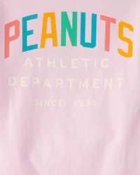 Girls Peanuts Snoopy Long-Sleeve Top - Pink