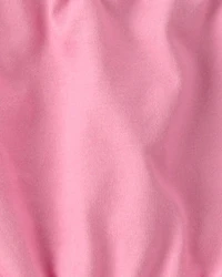 Baby Girl 2-Piece Floral Short-Sleeve Bodysuit & Short Set - Pink/White