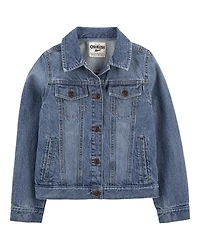 Girls Denim Jacket - Medium Wash