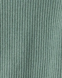 Girls 2-Piece Sweater Knit Hoodie & Flared Pants Set - Green