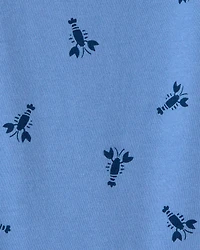 Baby Boy Lobster T-Shirt - Blue