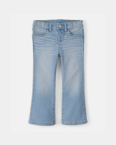 Toddler Girl Denim Flare Jeans - Light Blue