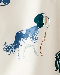 Baby Boy 2-Piece Dog French Terry Zip-Up Jacket & Jogger Pant Set