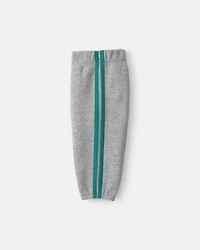 Baby Boy 3-Piece '28' Varsity Hooded Layering Set - Green