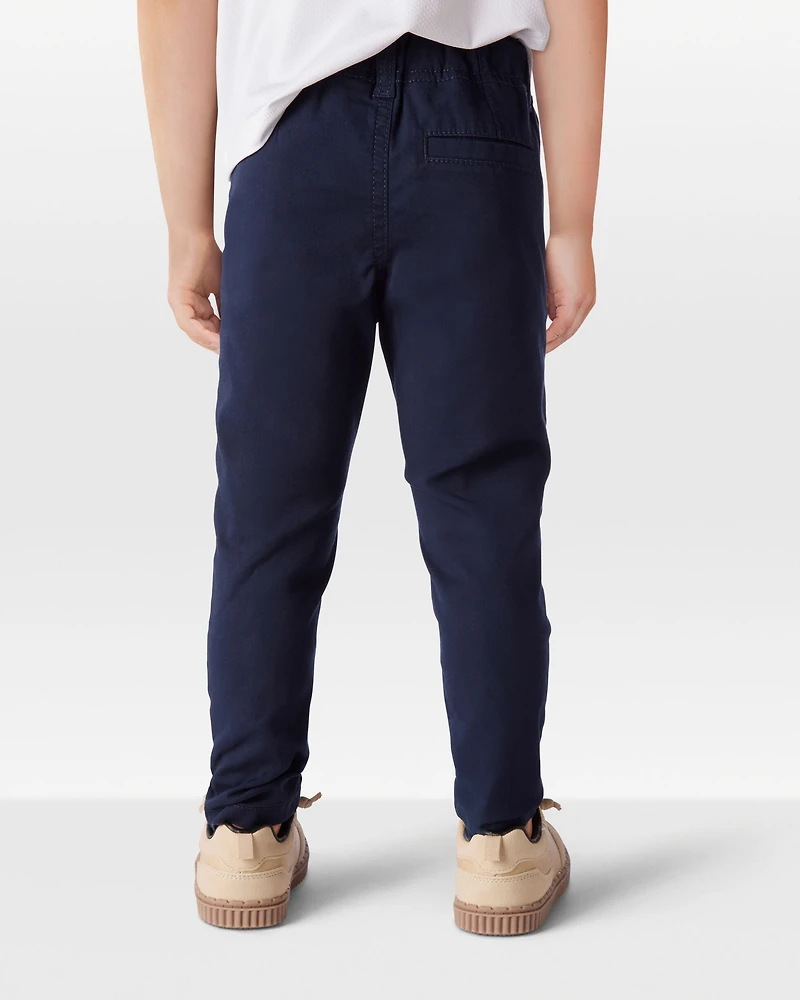 Toddler Slim Tapered Chino Pants - Navy