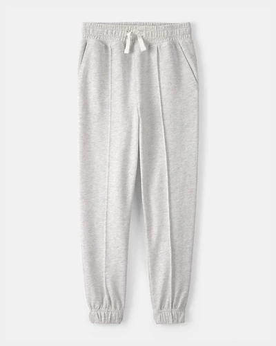 Boys French Terry Joggers - Heather Grey
