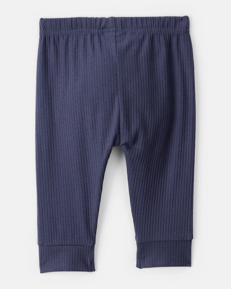 Baby Boy 2-Pack Rib Pants
