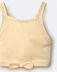 Toddler Girl Bow Tankini - Yellow