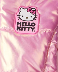 Girls Hello Kitty® Hooded Heavyweight Winter Jacket - Pink