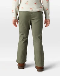 Toddler Girl Cotton Flare Pants - Green