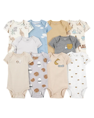 Baby 10-Pack Short-Sleeve Bodysuits