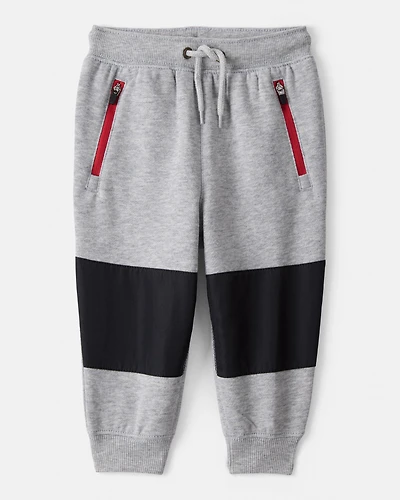 Baby Boy Fleece Joggers - Grey