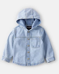 Toddler Boy Denim Fashion Jacket - Rain Wash