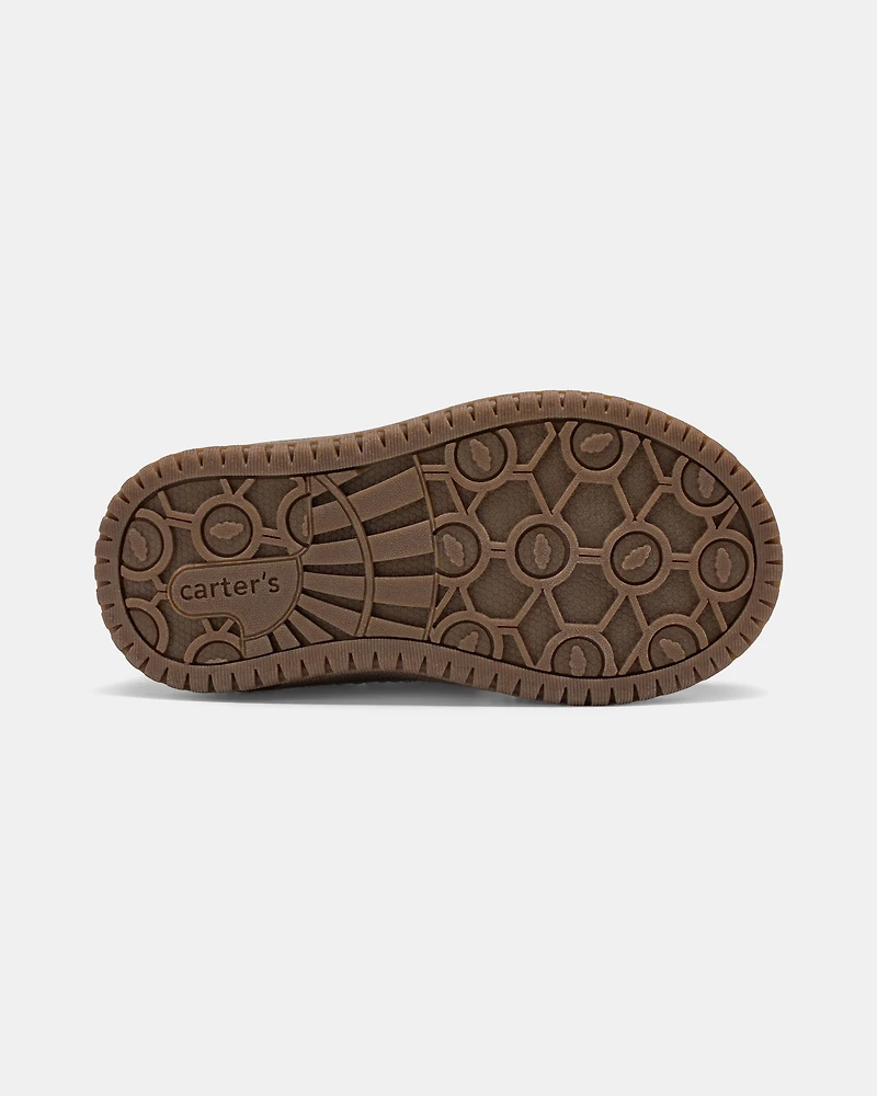 Toddler Boy Casual Sneakers - Black/Brown