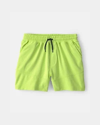 Boys Mesh Active Shorts - Green