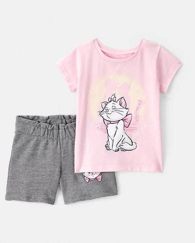 Baby Girl 2-Piece Aristocats Outfit Set