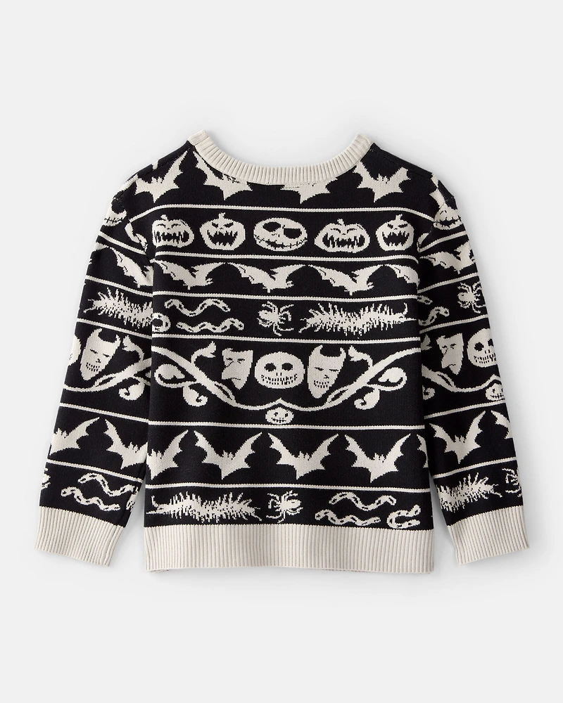 Boys The Nightmare Before Christmas Long-Sleeve Sweater - Black