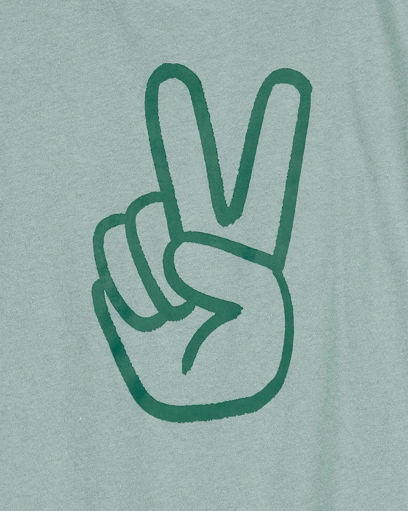 Kid My Bad Short-Sleeve Graphic Tee - Green