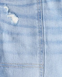 Girls Denim Wide-Leg Jeans - Light Wash