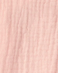 Baby Girl Organic Cotton Gauze Shortalls