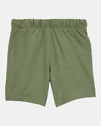 Boys Pull-On French Terry Shorts - Green