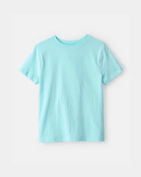 Kids Solid T-Shirt - Blue