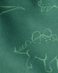 Baby 3-Piece "Little Guy Big Roar" Dinosaur Jacket Outfit Set - Green/Ivory