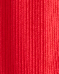 Baby Girl Pull-On Stretch Rib Leggings - Red