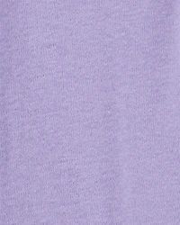 Baby Girl 4-Piece Floral Outfit Set - Purple