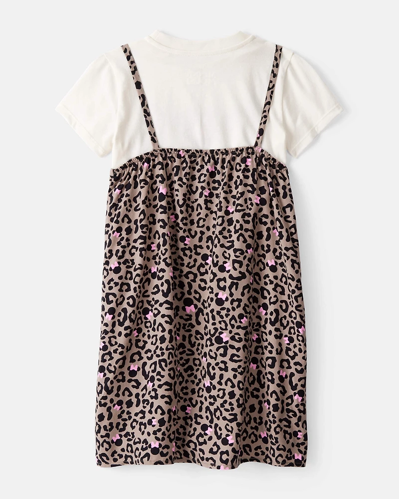 Girls 2-Piece Minnie Mouse Tee & Dress Set