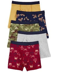 Boys 5-Pack Boxer Briefs Underwear