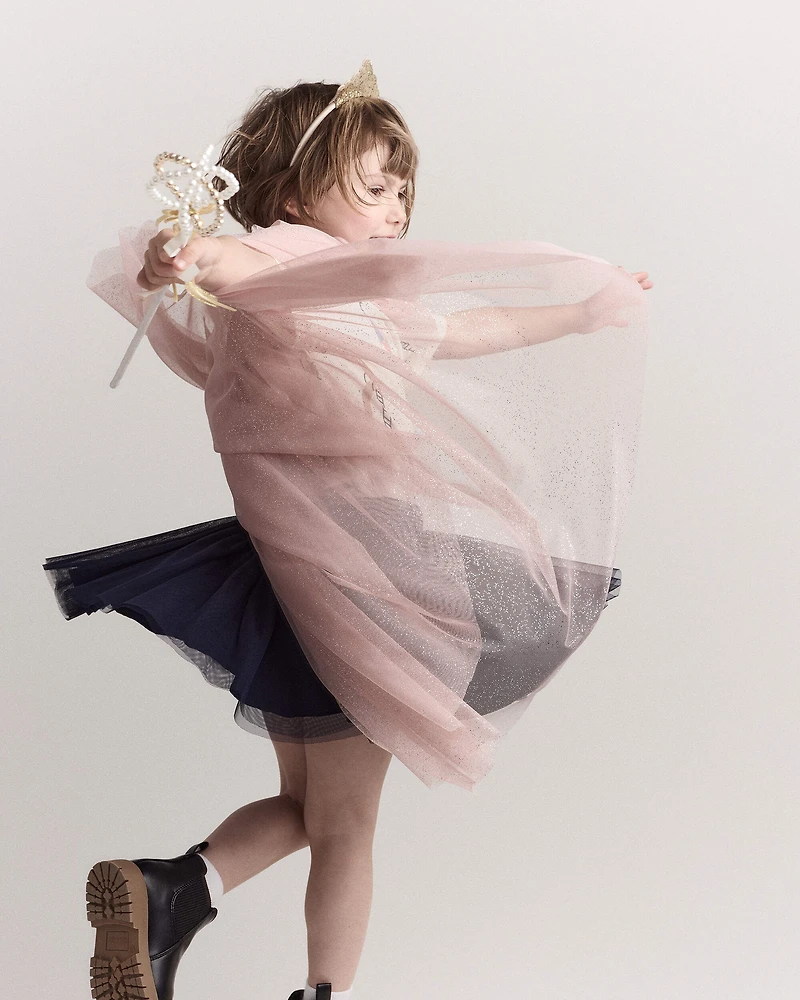 Toddler Girl 2-Pack Crown & Scepter Set - Gold/Pearl