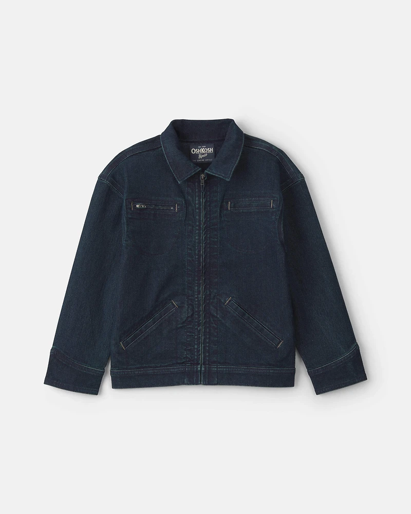 Boys Original OshKosh Denim Co' Denim Jacket - Dark Wash