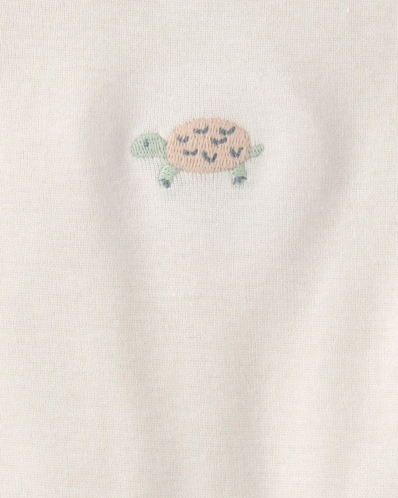 Baby 5-Pack Sleeveless Multipack Animal Bodysuits - Cream